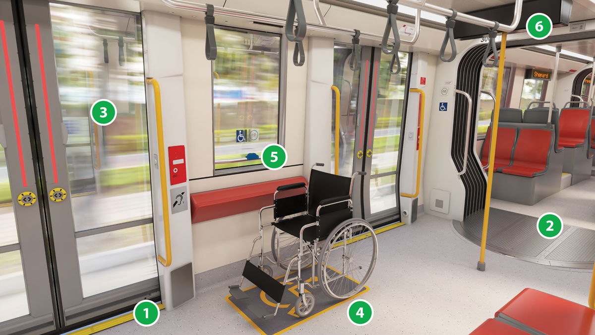 LRV accessibility features