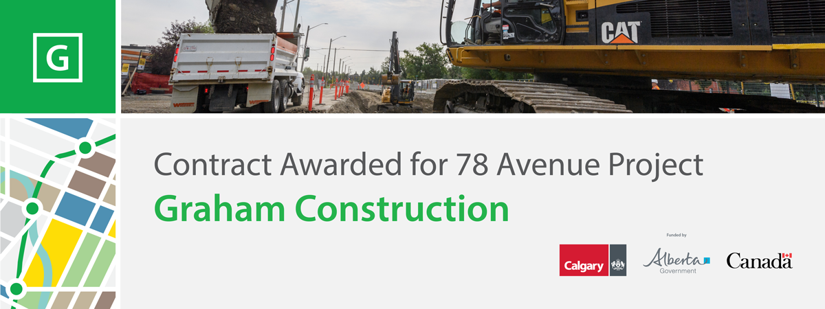 Green Line 78 Avenue contract awarded to Graham Infrastructure L.P.