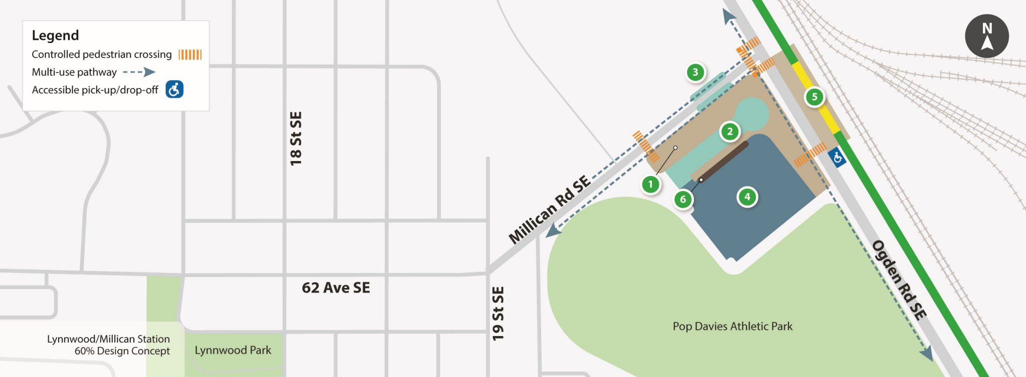 Lynwood/Millican feature map