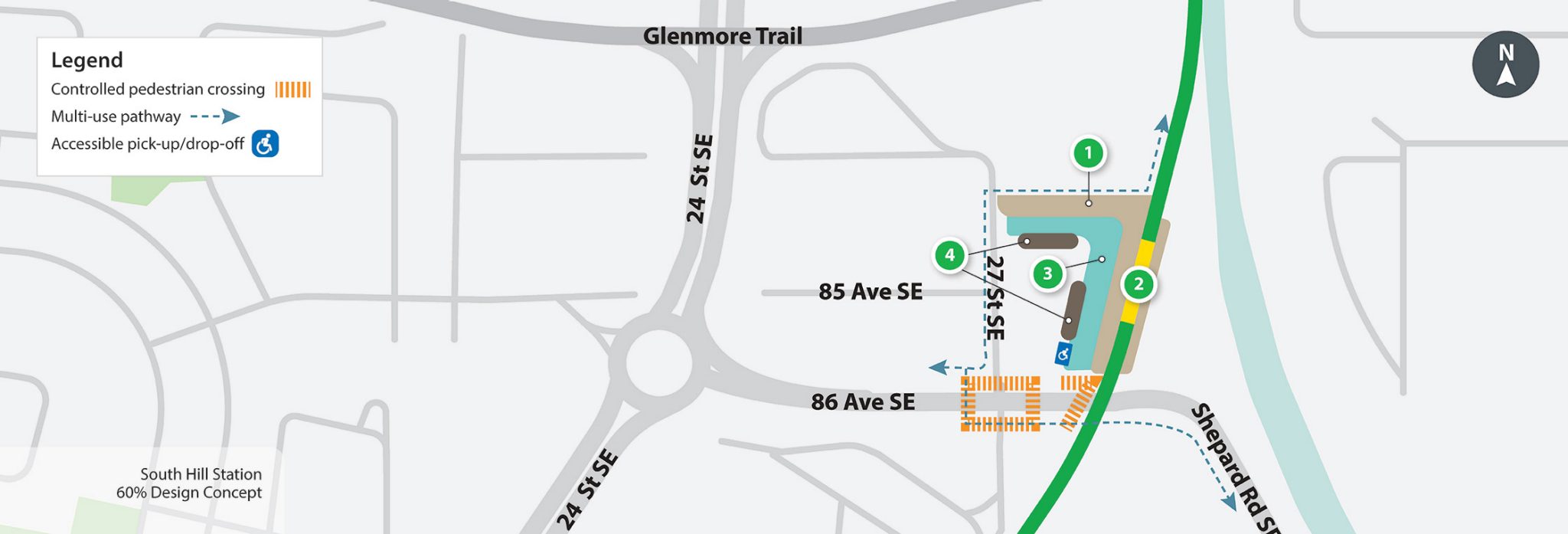 South Hill feature map