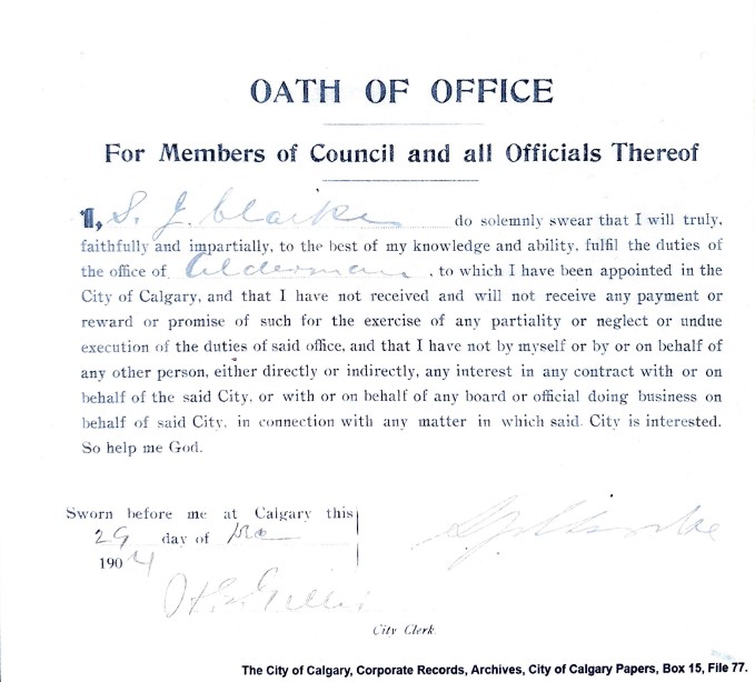 oath of office