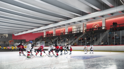 new community sports arena rendering