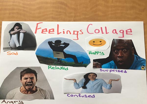 Feelings collage