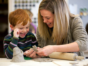 Pre-school sculpting lesson