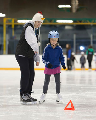 Skating lesson