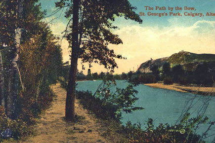 St. George's Island pathway postcard