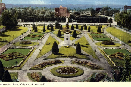 Central Memorial Park postcard