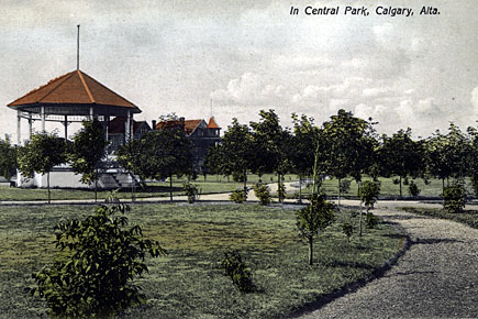 Pre-Central Memorial Park postcard