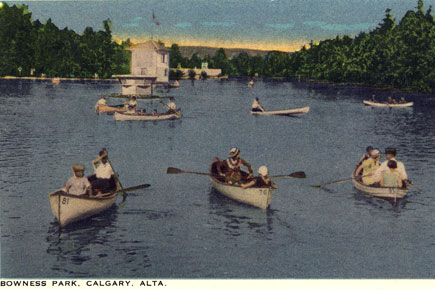 Bowness lagoon postcard