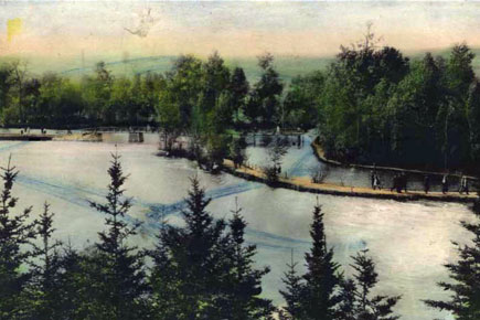Bowness lagoon postcard