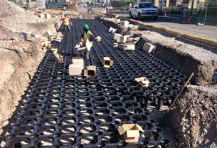 image of LID sidewalk construction