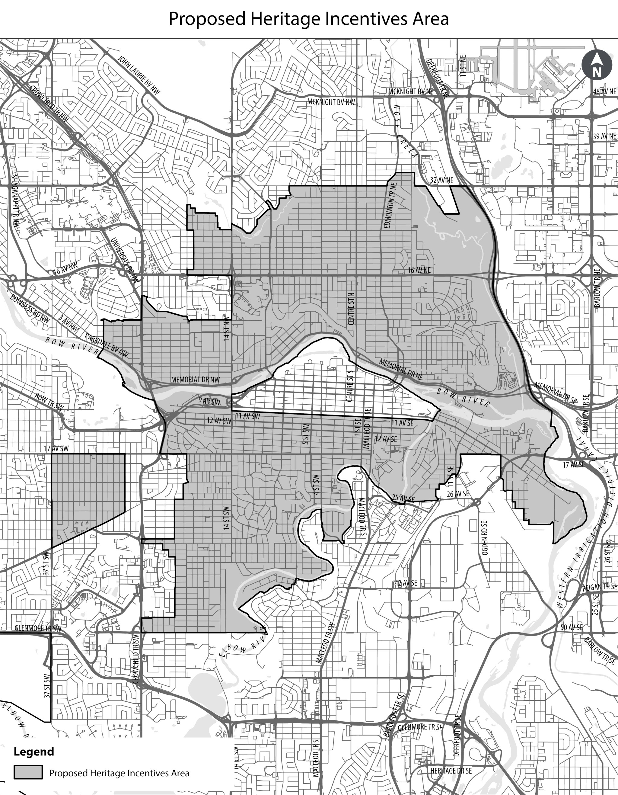 Heritage Incentives Area Map