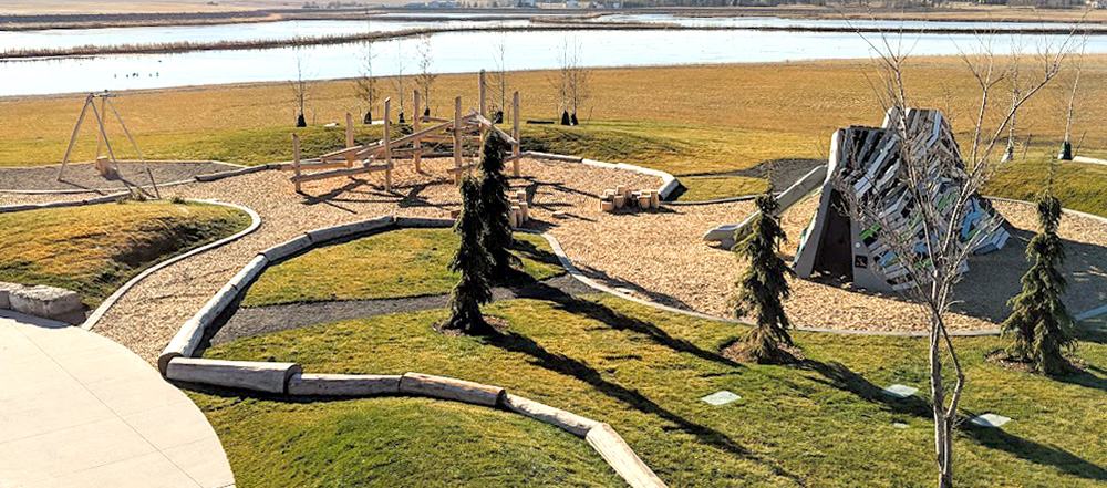 Artists rendering of nature playground