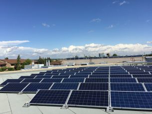 Solar panels at Southland Leisure Centre