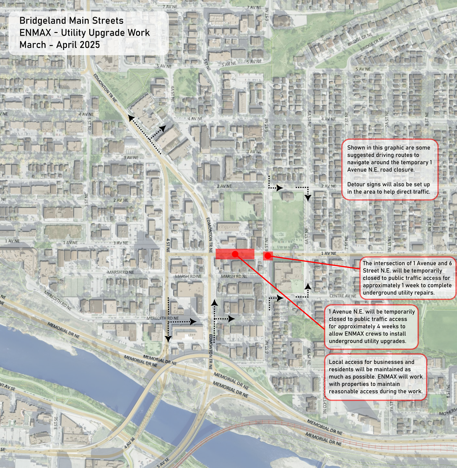 ENMAX utility upgrades map