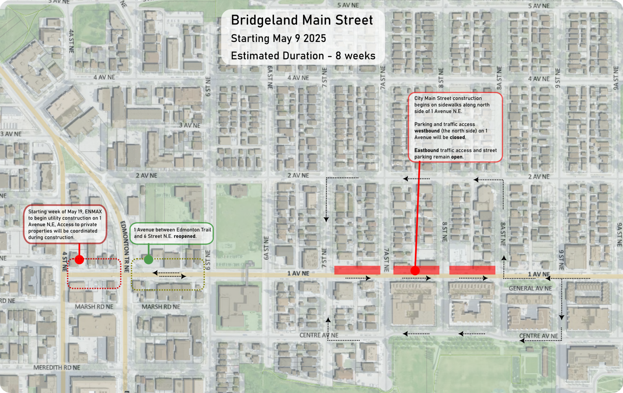 ENMAX utility upgrades map