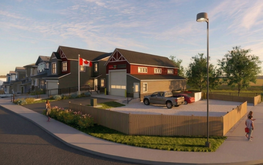 Hotchkiss Fire Station rendering