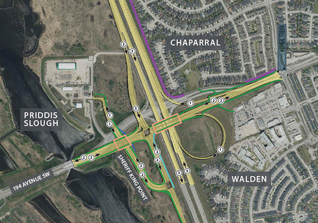 Macleod Trail and 194 Ave SW Project Area Map