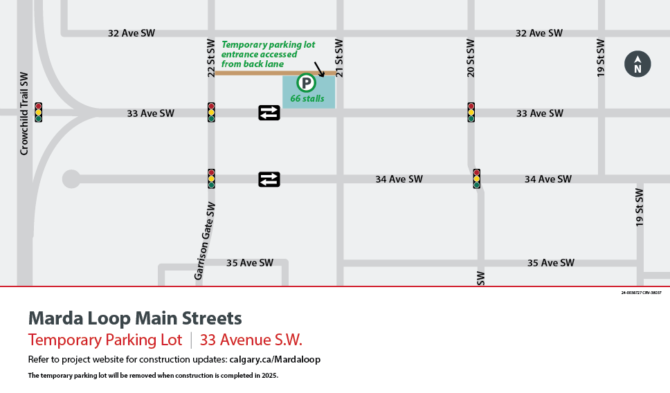 33 Avenue SW Temporary Parking Lot