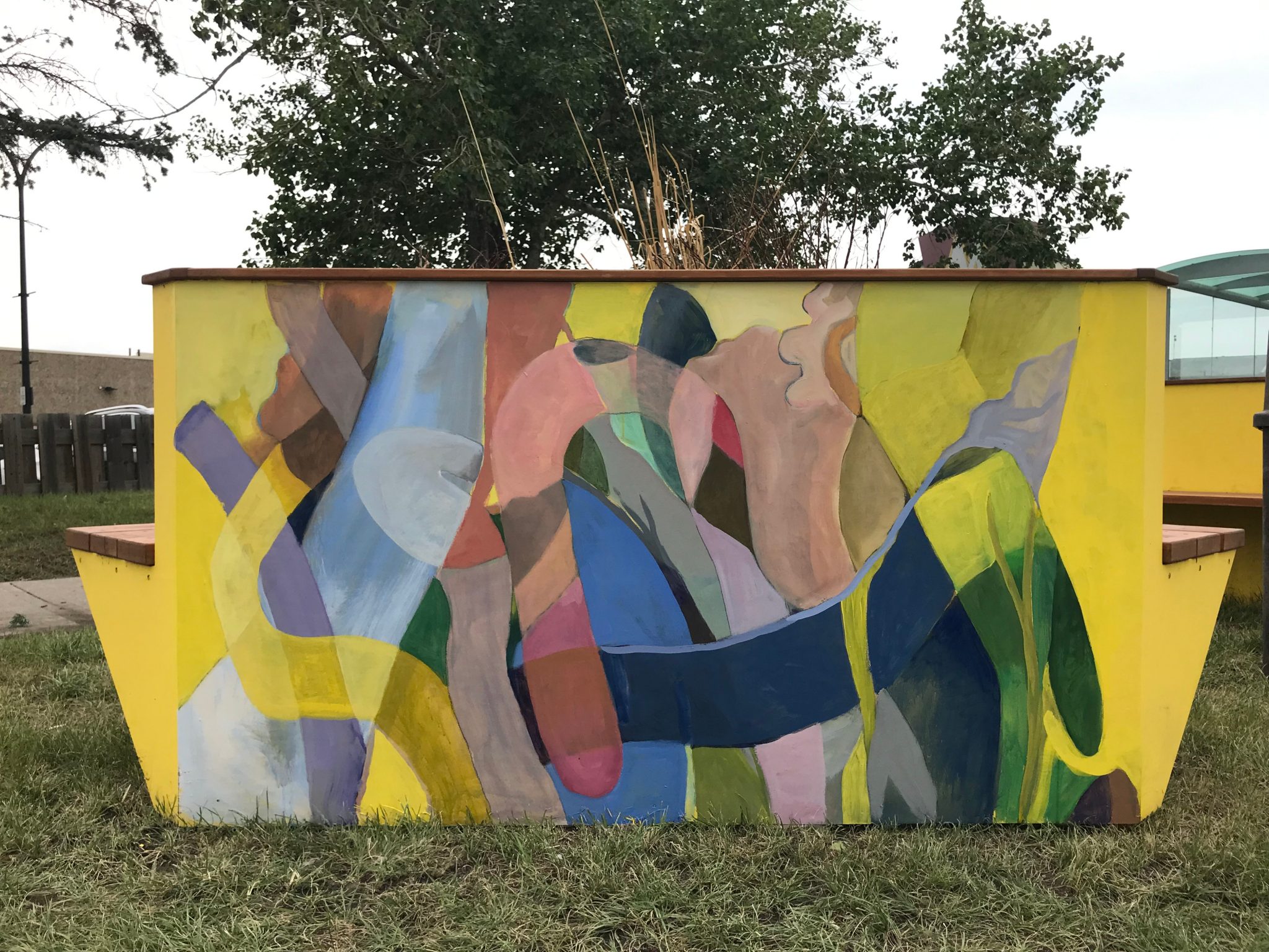 Mural photo submitted by students from Bob Edwards School