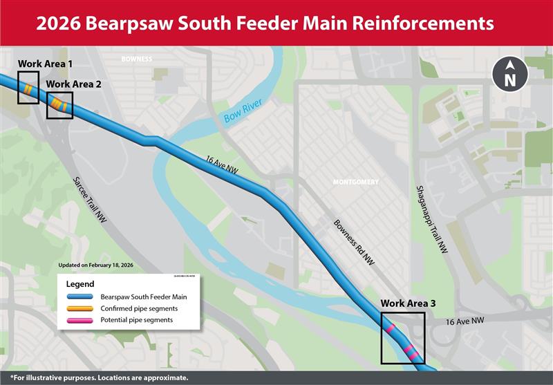 Bearspaw Reinforcements Map