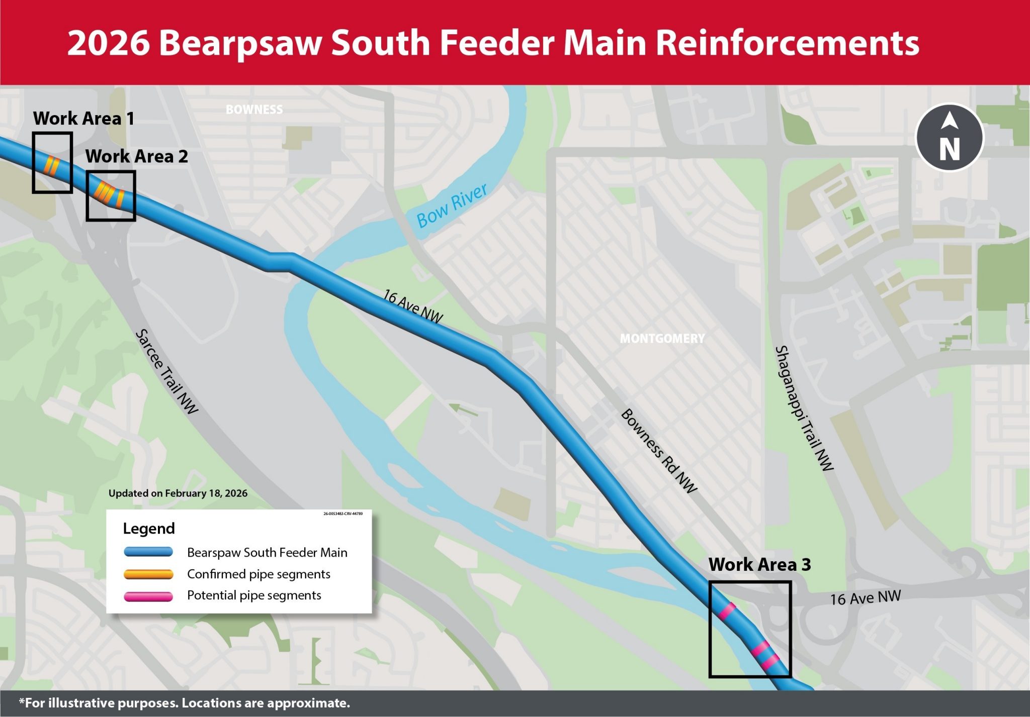 Bearspaw Reinforcements Map