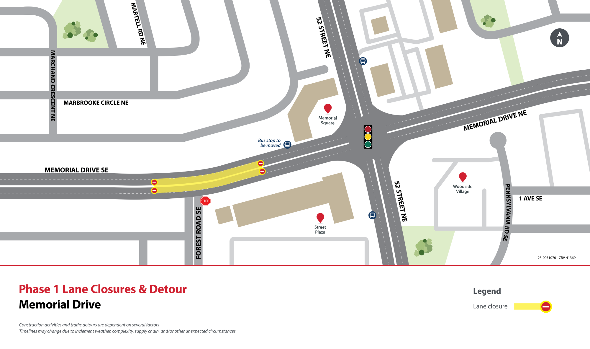 detour map for feeder main