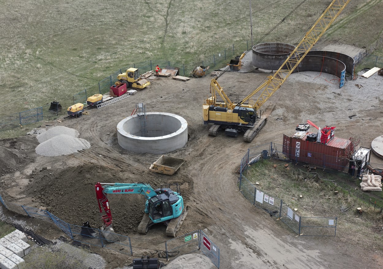 Shaft installed