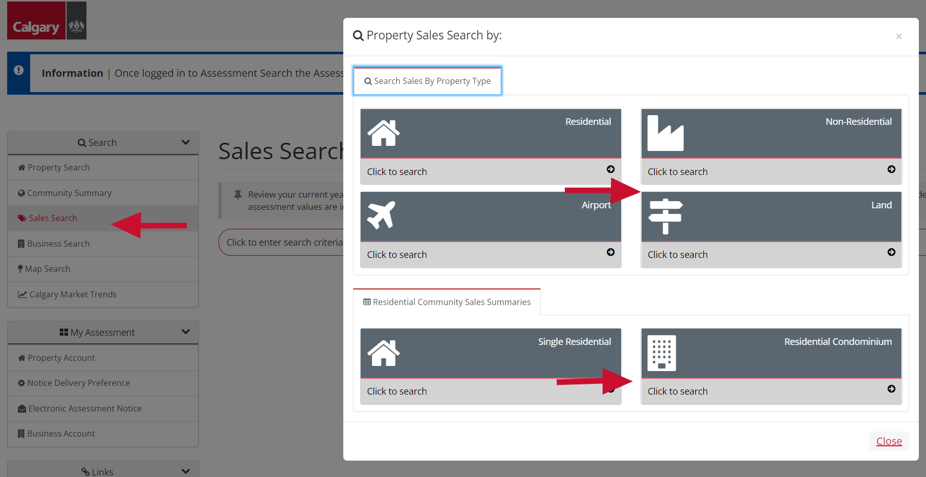 sales search