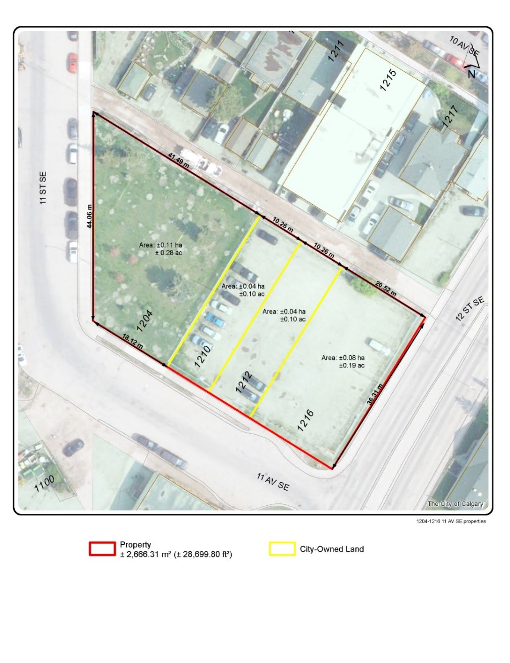 Ariel map of the Inglewood Fire Station plot