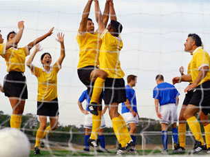 Soccer players