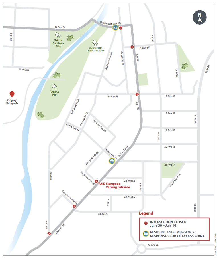 East Village Street Fair road closures map