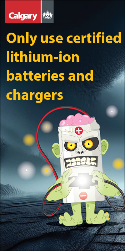 Only use certified lithium-ion batteries and chargers