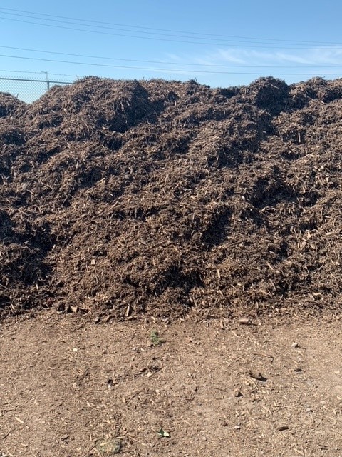 Landfill mulch
