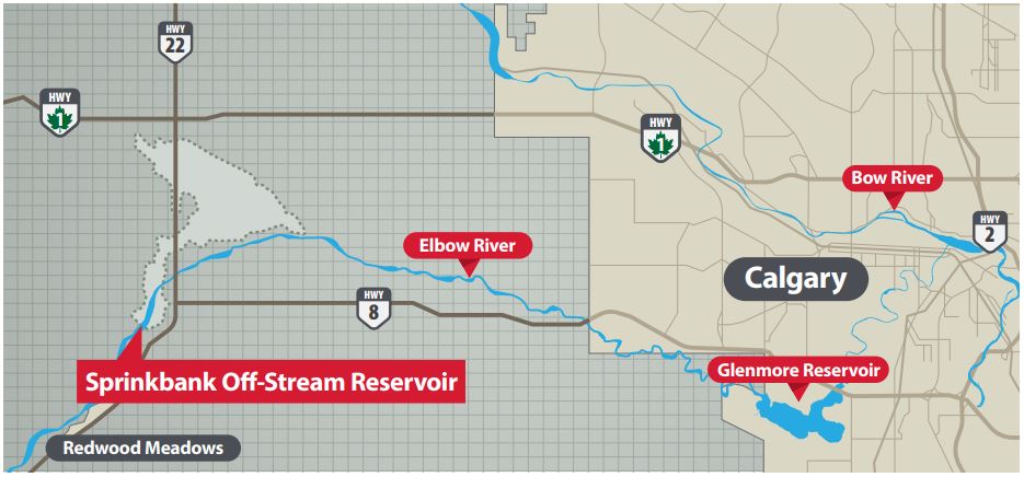 springbank off stream resevoir
