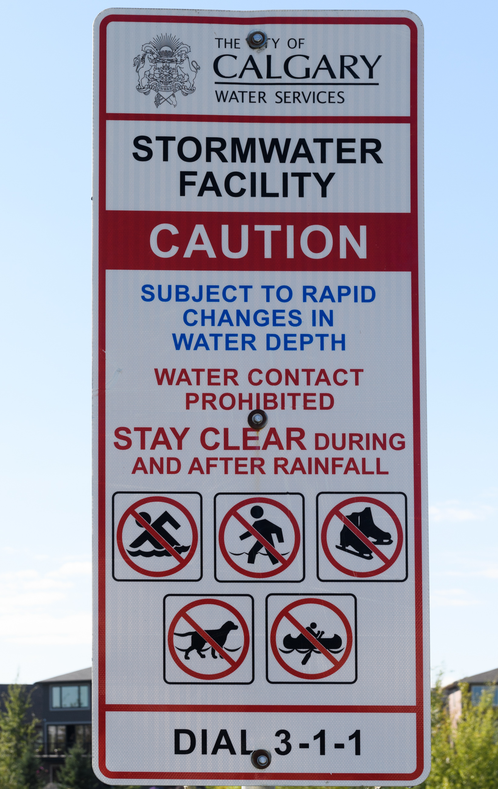 Stormwater facility signage