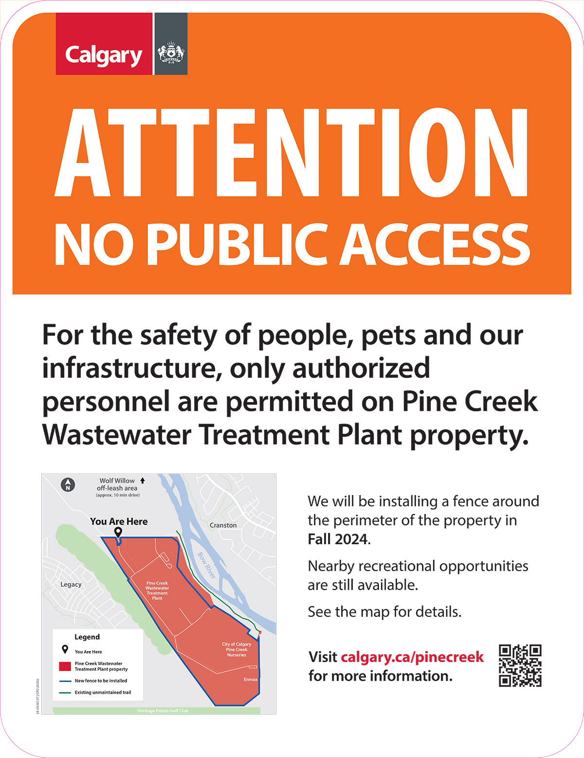 Pine Creek - signage